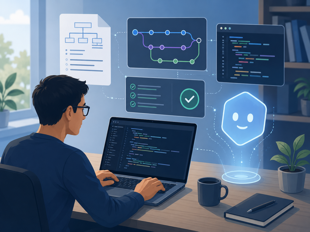 AI geassisteerde software ontwikkeling: Sneller werken zonder controle te verliezen 3 MCP in schema getoond.
