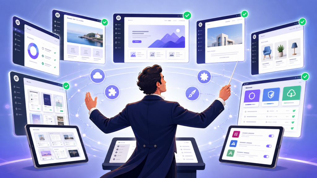 Elementor One: veel waar voor je geld, maar heb je het ook nodig? 2 Elementor Site Management - Ochestreer je updates