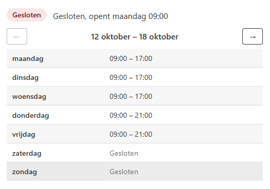 Waarom een Openingstijden plugin handig is! 10 openingstijden | Waarom een Openingstijden plugin handig is!