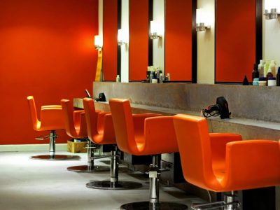 Modern hair salon