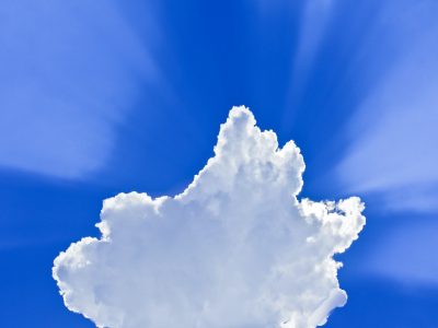 Clouds with rays