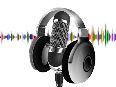 podcast, headset, microphone