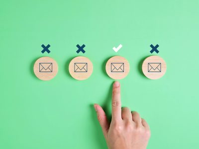 email messenger security check. Virus and Malware protecting. Ransomware and fishing of human error