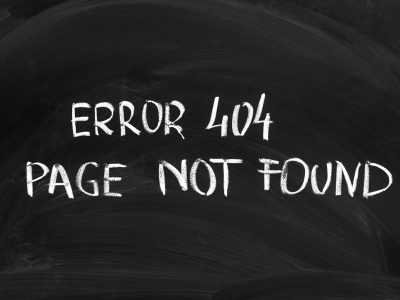Error 404: page not found