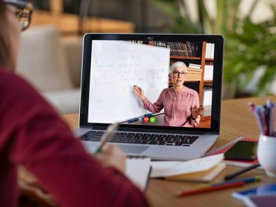 studying-with-video-online-lesson-at-home